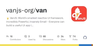 VanJS: Kecanggihan Minimalis di Dunia JavaScript